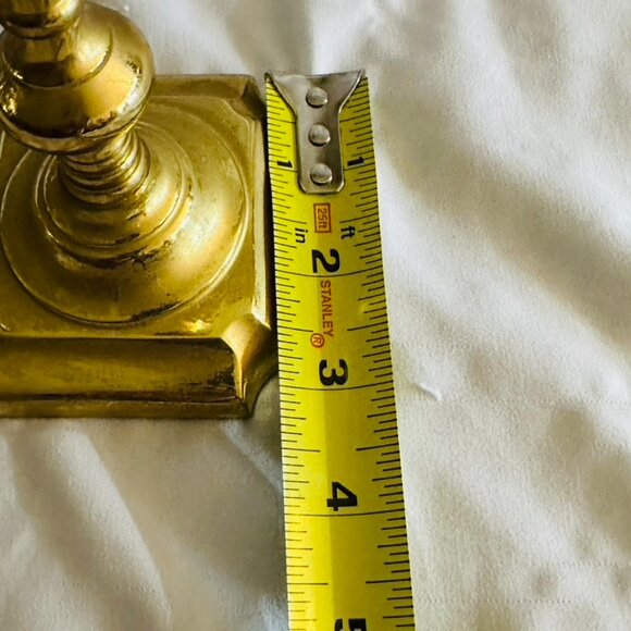 Set of 2 Valsan Vintage Brass Candle Stick Holders Made in Portugal - Picture 4 of 5